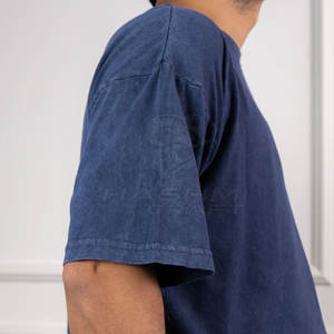 Camiseta de Algodón de Primera Calidad, Estilo Streetwear, Lavado Ácido, Tela Suave y Elegante, Ropa Casual Cómoda - Product Image 6