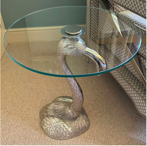 Table d'appoint moderne artisanale en métal avec incrustation d'os pour la maison salon hôtel tabourets d'application poufs - Product Image 4