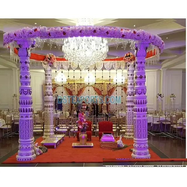 Queen Palace ชุด Mandap ชุดแต่งงานของชาวฮินดู,ชุด Mandap สำหรับงานแต่งงานแบบตะวันตก