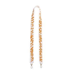 Sangle de sac de broderie de perles de rocaille décorative Sangle de sac de broderie de perles de rocaille faite à la main avec des motifs floraux - Product Image 5