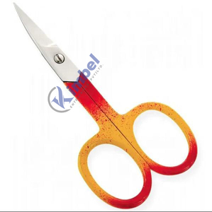 Wholesale Safety <b>Scissor</b> <b>for</b> Baby <b>Nail</b> Cutting Stainless Steel with Round Edges Straight Blade Plastic Handle in Bulk Quantity - Product Image 5