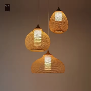 Lámpara de bambú VIET FARGIMEX-¡Belleza hecha a mano para un hogar acogedor y ecológico! - Product Image 4