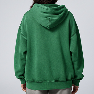 Sudadera con Capucha Holgada de Algodón 100% Lavado al Ácido, Estilo Urbano y Moderno para Mujer - Product Image 5