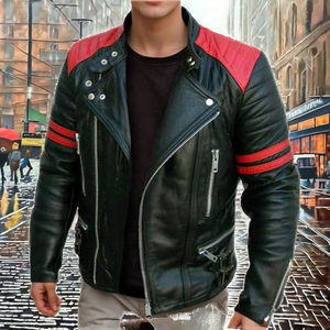 Chaqueta Safari para Hombre Tallas Grandes CUSTOM APPAREL Z-543 con Solapa Grande, Tejido de PU de 270g/m2, Forro de Satén, Casual e Impermeable - Product Image 3