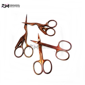 RMI <b>Mini</b> Nail Manicure Saloon Scissor Straight Stainless Steel Beauty Scissors Sharp Tip Nail Art Right-Handed Cuticle Nail - Product Image 6