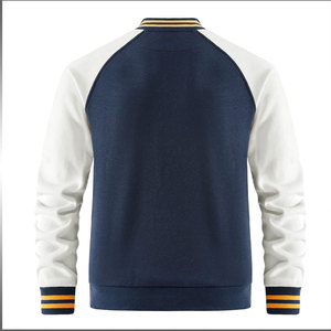 Chaquetas Varsity Bordadas con Estampado Personalizado de Alta Calidad, Chaqueta de Béisbol Personalizada para Hombre, Chaqueta Varsity Extra Grande - Product Image 2