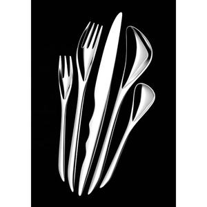 Ensemble de couverts brillants de haute qualité en argent, cuillère, fourchette et couteau, accessoires de cuisine et collections de salle à manger, vente chaude - Product Image 1