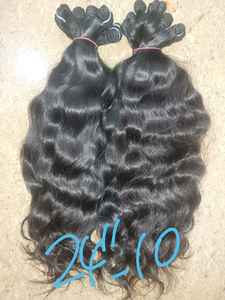 Cabello indio sin procesar, cabello humano indio ondulado con agua - Product Image 3