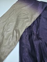 Tissu d'ombre élégant de qualité supérieure, 100% polyester, motif bicolore, textile lisse pour robes de soirée, en gros
