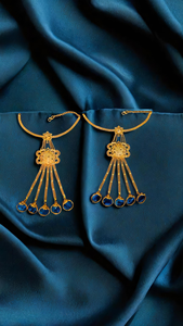 แหวนพรีเมี่ยมคุณภาพสูงพร้อมทอง22K เครื่องประดับสำหรับเจ้าสาวที่ออกแบบแบบดั้งเดิมสำหรับขายโดยผู้ส่งออกอินเดีย - Product Image 3