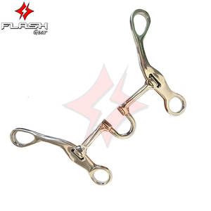 Corrección de acero inoxidable de vástago corto, broca de caballo, calzones, entrenamiento para caminar occidental, broca equina, Control efectivo de caballos, equitación - Product Image 4