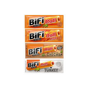 Bifi The Original Turkey Roll 45g Individually <b>Wrapped</b> Ready To Eat Snack Seasoned With Pepper Garlic And Coriander Wholesale - Product Image 6