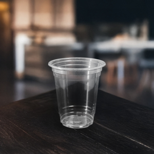 Gobelets en plastique jetables transparents de haute qualité tasses transparentes de 95mm pour boissons smoothies au jus de café - Product Image 1
