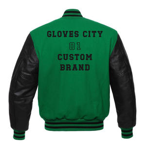 GANTS City Custom Chenille Embroidery Patchwork Long Sleeve Varsity Jacket For Man High Street Loose Baseball Man Jacket - Product Image 3