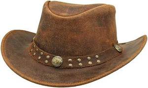 Sombrero de copa de cuero resistente y elegante resistente a la intemperie y cómodo para uso durante todo el día para fiestas, senderos de viaje, aspecto elegante - Product Image 4