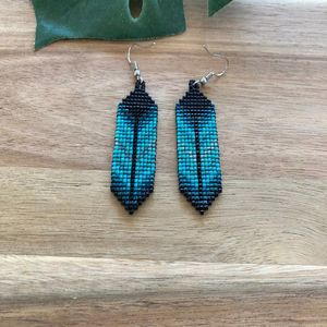 Fashion Women Various Handmade Earrings Jewelry Glass Seed Beads Tassel Dangle Hoop Earrings <b>Crystal</b> Beads Earrings BY HF <b>CRAFTS</b> - Product Image 4