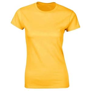 T-shirts décontractés à manches courtes pour femmes, 100 % coton, amples, respirants et confortables, écologiques, personnalisés, col rond - Product Image 2