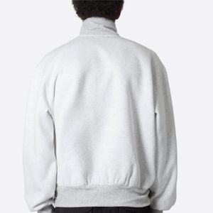 เสื้อสวมหัวผ้าฟลีซ3/4ของผู้ชายที่ทันสมัย-ทนทานระบายอากาศได้ดีและเหมาะสำหรับสวมใส่สบายๆและใช้ในชีวิตประจำวัน - Product Image 5