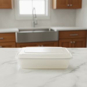 กล่องเก็บอาหารทรงสี่เหลี่ยมผืนผ้า ขนาด 38 ออนซ์ ทำจากโพลีโพรพิลีน (PP) - Product Image 3