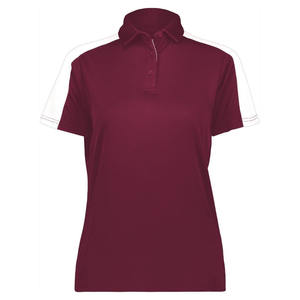 Logo personnalisé imprimé séchage rapide polos pour femmes couleur unie manches courtes femmes polos de haute qualité - Product Image 1