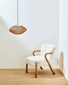 Wholesale Artisanal Rattan Pendant Lampshade Handmade <b>Wicker</b> <b>Ceiling</b> <b>Light</b> Shade Airy Weave Design Natural Home Lighting Decor - Product Image 5