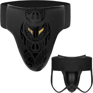 Customized Logo White Cotton Taekwondo Protector Kyokushin Kai <b>Groin</b> <b>Guard</b> - Product Image 1