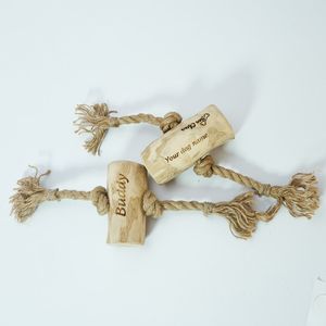 TienPhong 2024 fatto a mano per masticare cani Set 2 pezzi di legno naturale per caffè <span class=keywords><strong>Java</strong></span> legno giocattolo da masticare Chewers pesanti sicuro giocattolo da gioco per animali domestici - Product Image 4