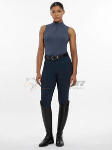 Couches de base pour l'équitation d'hiver, isolation thermique, silhouette ajustée et respirante, col haut, couches de base d'équitation pour femmes - Product Image 3