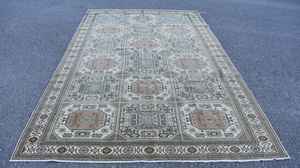 Alfombra de corredor de lana Natural hecha a mano de 2,4x8,5 pies, Alfombra de pasillo de cocina Bohemia Vintage, decoración rústica personalizable abstracta turca - Product Image 2