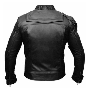 Veste en cuir pour motocyclistes Veste de motard en cuir pour hommes Veste en cuir pour hommes - Product Image 2