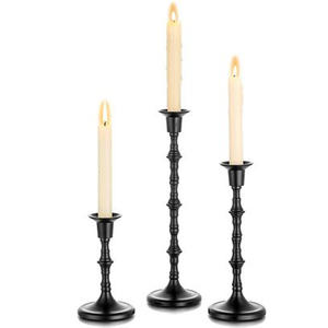 Meilleures ventes : Ensemble de 4 bougeoirs sur un support, design Halloween, accessoires pour fêtes d'anniversaire, faits main, écologiques, en métal - Product Image 2