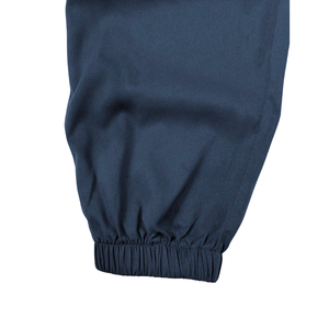 Mens Navy Cargo Jogger Pants Elastic Waist Drawstring Multi Pocket Casual Outdoor <b>Canvas</b> Breathable Eco-Friendly Regular Fit - Product Image 4