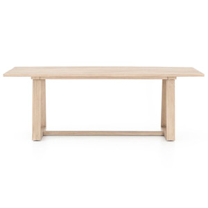 Table à manger d'extérieur en teck 87" - Product Image 3