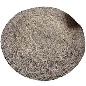 พรมหลากสีเส้นใยหนาแน่นทรงกลม - Product Image 1