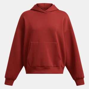 Sudadera Informal con Capucha para Mujer, 100% Algodón, Manga Larga, Talla Grande, Antiarrugas, Felpa, para Entrenamiento, Gimnasio, Otoño - Product Image 1