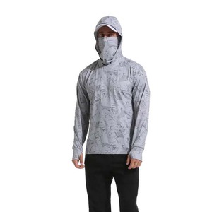 Sudaderas CON CAPUCHA DE PESCA Camisetas Tops Ropa de pesca Anti-Uv Protección solar Transpirable Sublimación Impreso Jersey de pesca con capucha - Product Image 3
