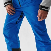 Ademend geïsoleerde Cordura softshell ski- en snowboardbroek, winddicht, waterdicht, winter, buitensport, ritsvliegsluiting