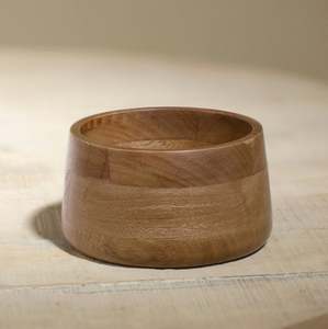 ชามผลไม้ทำจากไม้สีน้ำตาลสไตล์แฟนซีสำหรับเครื่องครัวของตกแต่งบ้านตกแต่งโต๊ะในโรงแรมร้านอาหารขายส่งในอินเดีย - Product Image 4