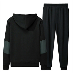 Pantalons de survêtement et sweat à capuche Jogging Homme Costumes Hommes Survêtement Flare Baggy Personnalisé Respirant Regular Fit Survêtements en coton pleine longueur - Product Image 4