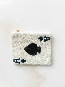 Petite pochette à monnaie faite à la main avec des perles colorées Porte-monnaie perlé coloré personnalisé en gros - Product Image 2