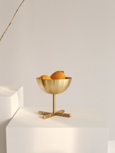 Modesto Tazón de Servir de Metal con Acabado Dorado, Perfecto para Ocasiones Especiales, Catering y Eventos, Venta al por Mayor desde India - Product Image 3