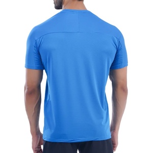 เสื้อยืดผู้ชายแขนสั้นทรงปกติ ระบายอากาศได้ดี สีพื้น คุณภาพดี เหมาะสำหรับเล่นกีฬา ใส่ในฤดูร้อน ผลิตจากผ้าฝ้าย 100% สำหรับออกกำลังกาย - Product Image 6