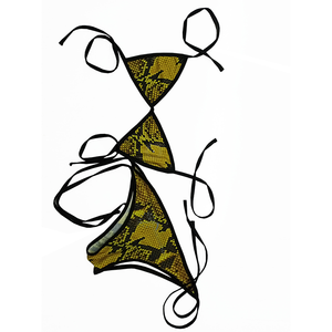 2023 maillot de bain femme tissu extensible personnalisé deux pièces caraco Bikini ensemble maillot de bain femme design par sublimation - Product Image 1