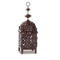Dernière nouvelle conception de finition éclairage de mariage décoratif à la main maison et jardin décoratif métal bougie lanterne lampes