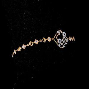 New Design <b>VVS</b> Moissanite Diamond 14k 18k Solid rose Gold Sterling Silver Gifts Parties Tennis Bracelets for Women's - Product Image 4