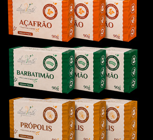 Kit de Jabones Vegetales Naturales Ecológicos Veganos Alquiverde (Paquete de 9) - Barrita de Azafrán y Propóleo - Set para el Cuidado de la Piel Corporal - Product Image 4