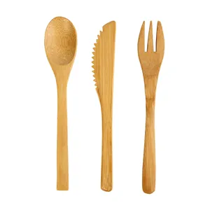 Set di Utensili da Campeggio in Bambù Personalizzato - Ecologico - Product Image 2
