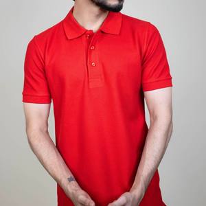 เสื้อโปโลแขนสั้นสำหรับผู้ชายและผู้หญิงแบบคลาสสิกผ้าฝ้ายเปล่าหรือโพลีเอสเตอร์ผ้าเทอร์รี่ลายพื้น - Product Image 4