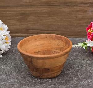 Excellent Quality Luxury <b>Wooden</b> Serving <b>Bowl</b> Snack Dish <b>Plate</b> Food Fruit <b>Plate</b> <b>Bowl</b> in Round Shape - Product Image 1