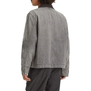 Chaqueta Vaquera Premium Desgastada 100% Algodón, Diseño Personalizado para Hombre, Chaqueta Vaquera Informal y Transpirable - Product Image 2